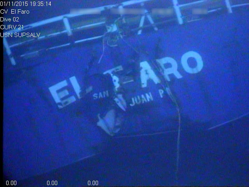 The underwater robot called Cuv that photographed the El Faro, and eventually retrieved the Black Box