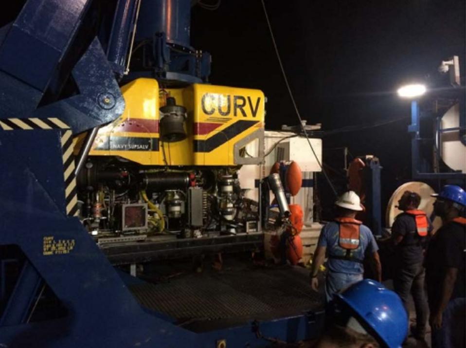 The use of the deep sea rover, the CURV, helped identify and retrieve El Faro's VDR