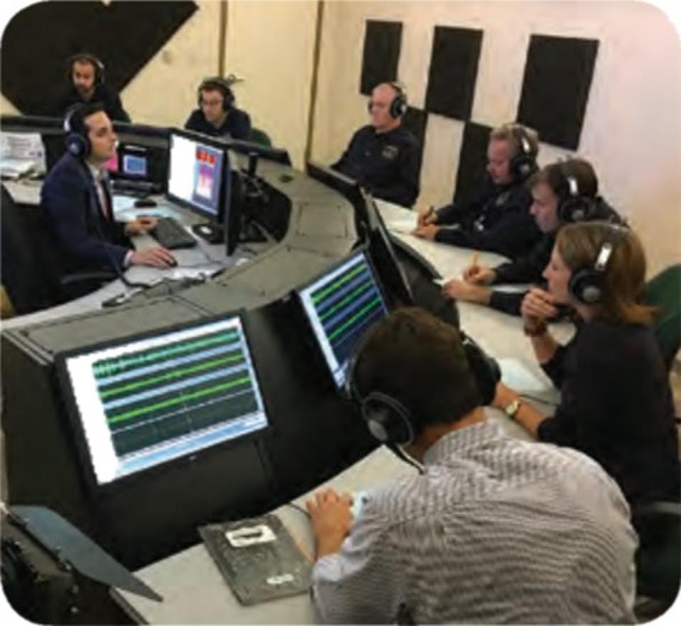 NTSB has a dedicated studio where investigators spent 4 months extracting the relevant audio from the VDR 'black box'