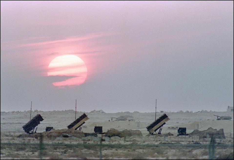 Three batteries of the US-made Patriot a