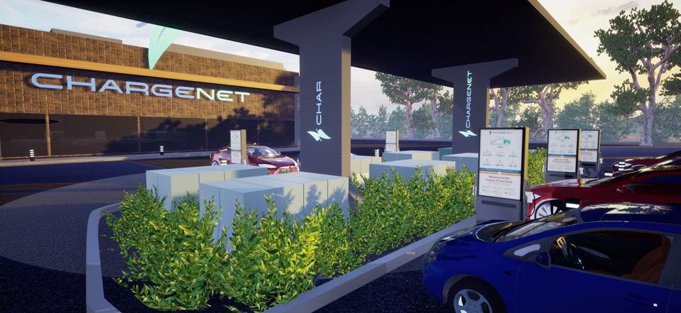 Fast-charging at shopping centres
