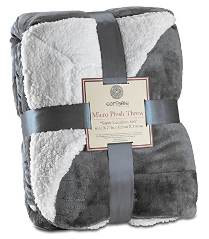 Prime Day deal Genteele Sherpa Throw Blanket