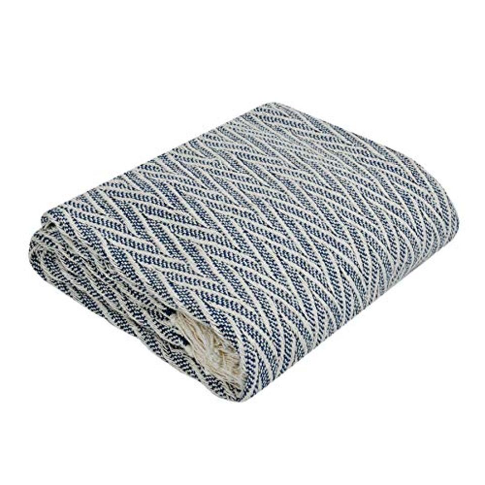Chevron Cotton Blanket Throw Prime Day Deal