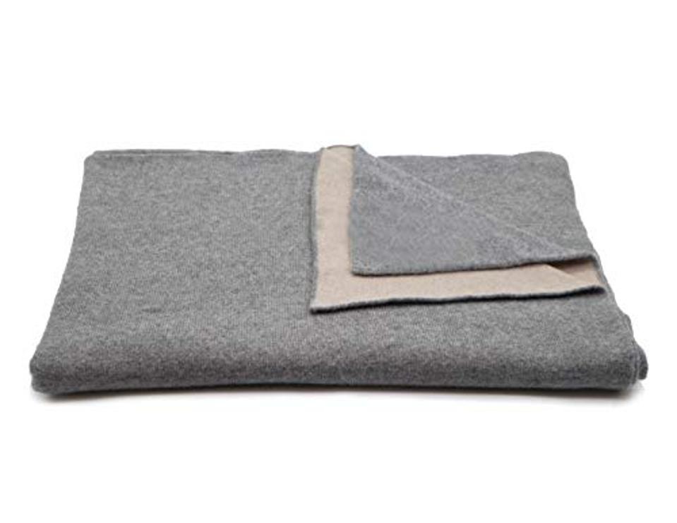 prime day deal State Cashmere Reversible Throw Blanket