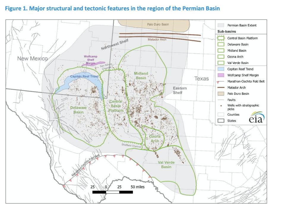 map of the permian basin.