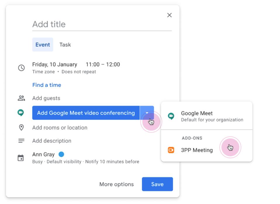 Google Meet update info