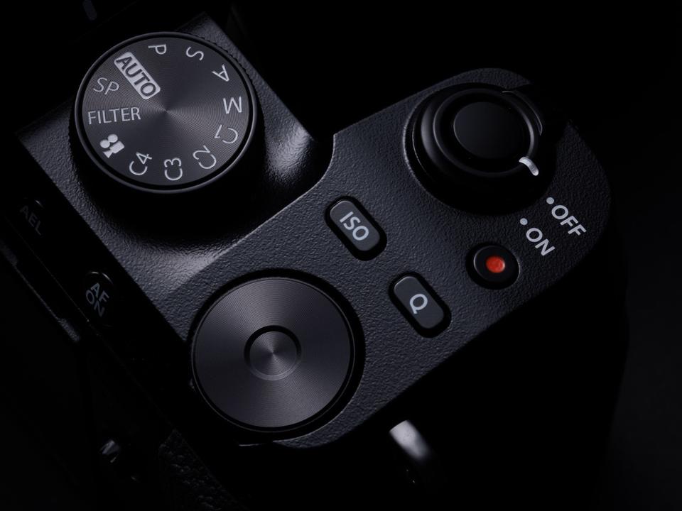 Top view of Fujifilm X-S10