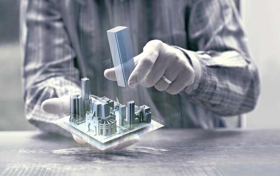 Architect and digital twin of a building