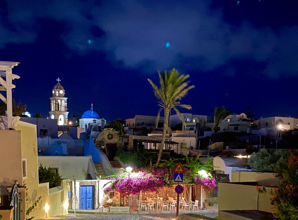 Santorini's village of Megalochori