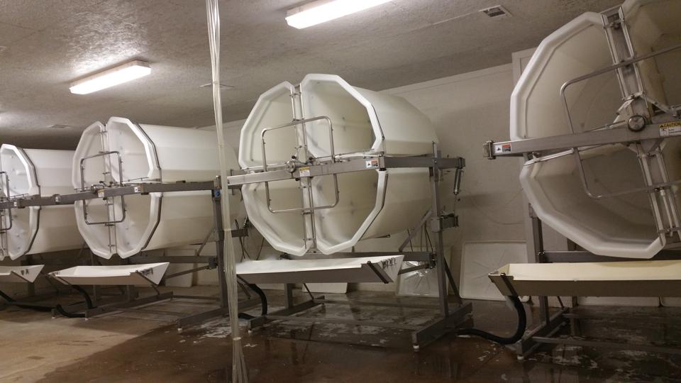 To Your Health Sprouted Flour Co.'s automatic sprouting machines.