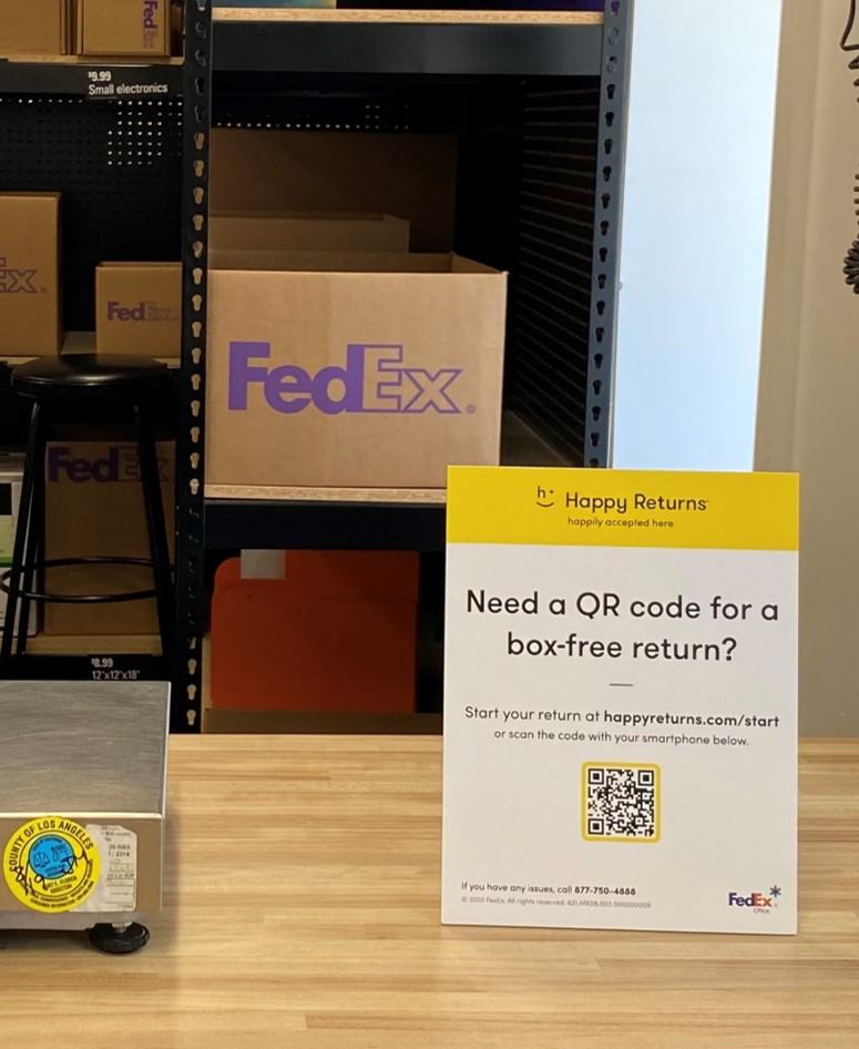 amazon scan qr code returns