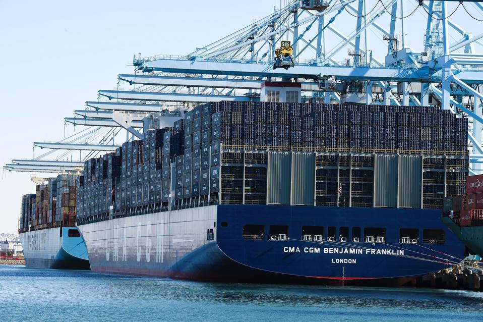 US-FRANCE-SHIPPING-CMA CGM BENJAMIN FRANKLIN