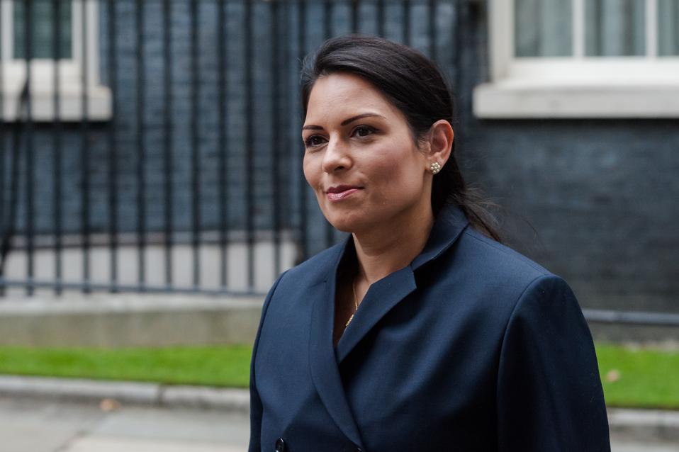 Priti Patel in London