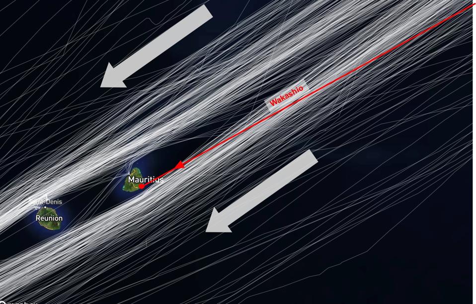 Wakashio's trajectory was clearly different from other large vessels, and would have easily been picked up by any advanced radar or AI trajectory system