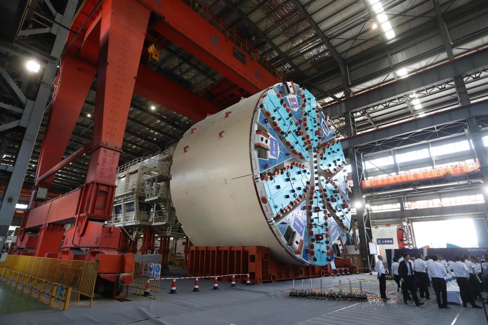 Homemade Tunnel Boring Machine Rolls Off Production Line In Shanghai