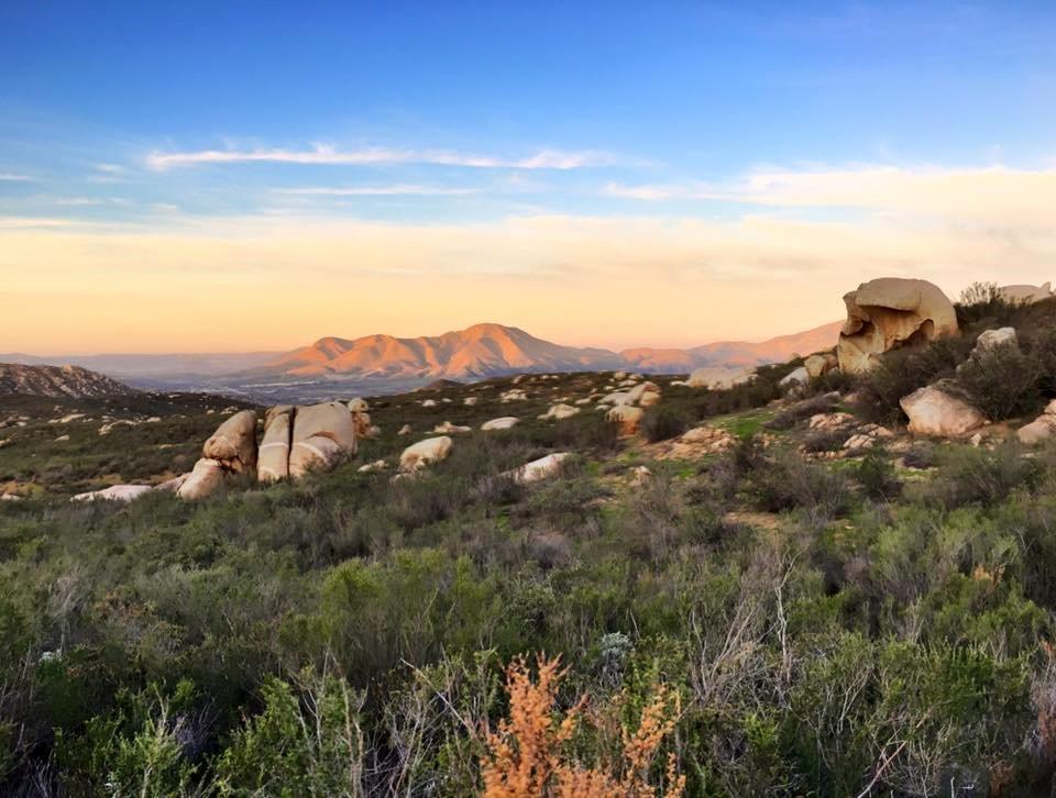 Mountains of Baja surrounding Rancho La Puerta