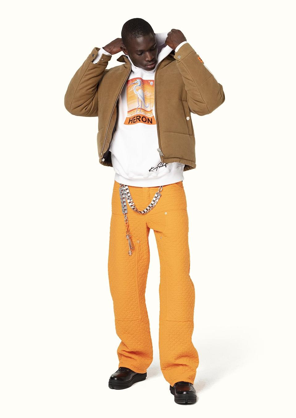 Giacca imbottita in fustagno