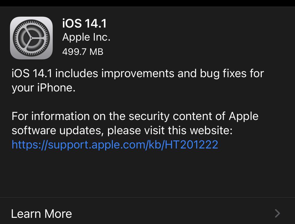 iOS 14.1 has landed, with big news for HomePod.