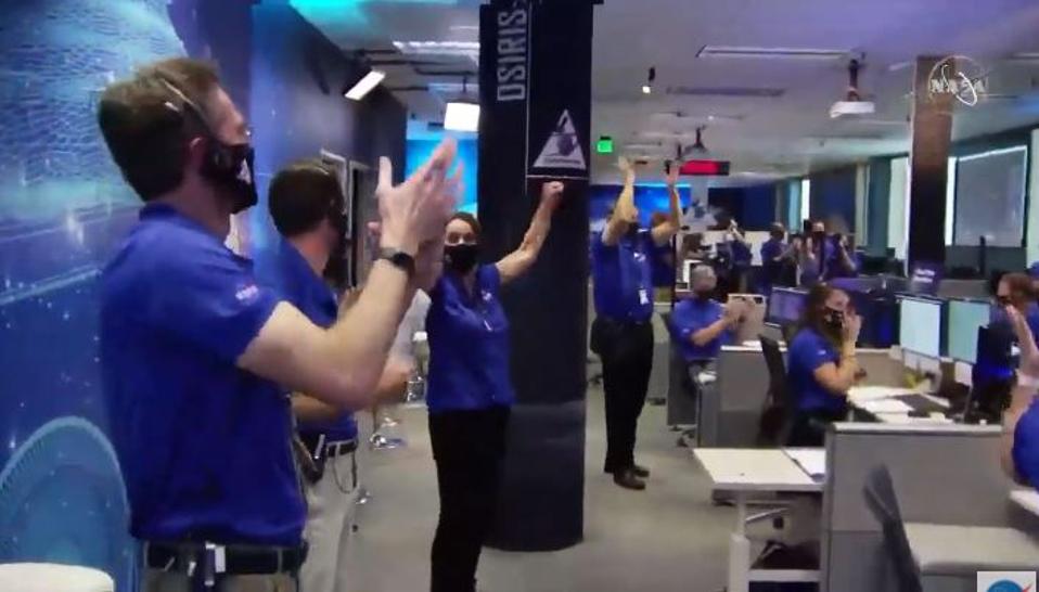 OSIRIS-REx team celebrated