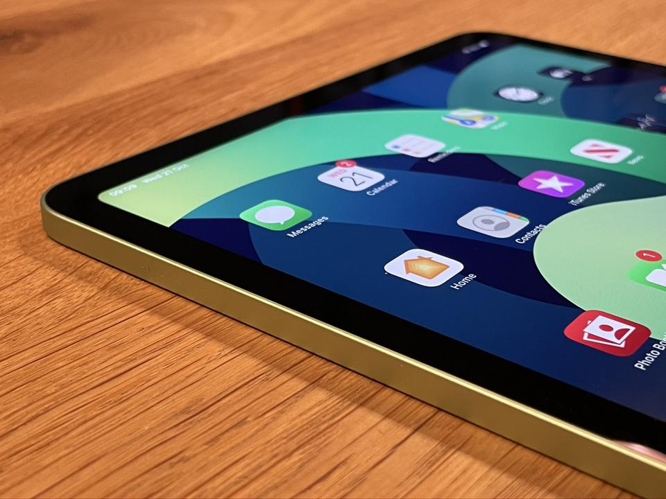 Apple iPad Air in gorgeous green finish.