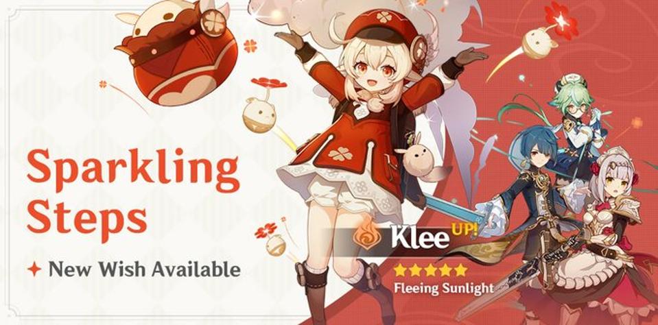 Sparkling Steps Klee Wish Event In Genshin Impact Full Loot Pool Characters Weapons And Odds