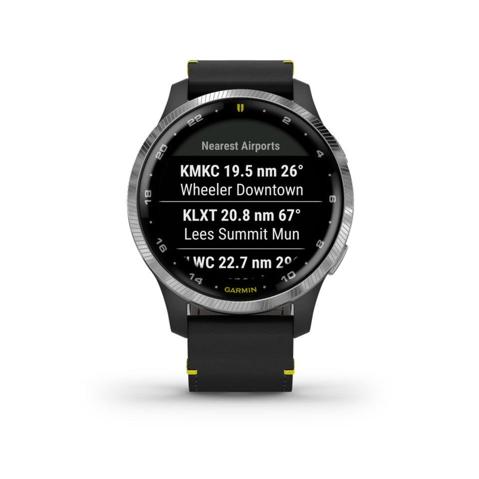 The D2 Air's nearest and direct-to functions offer headings to airports or waypoints.