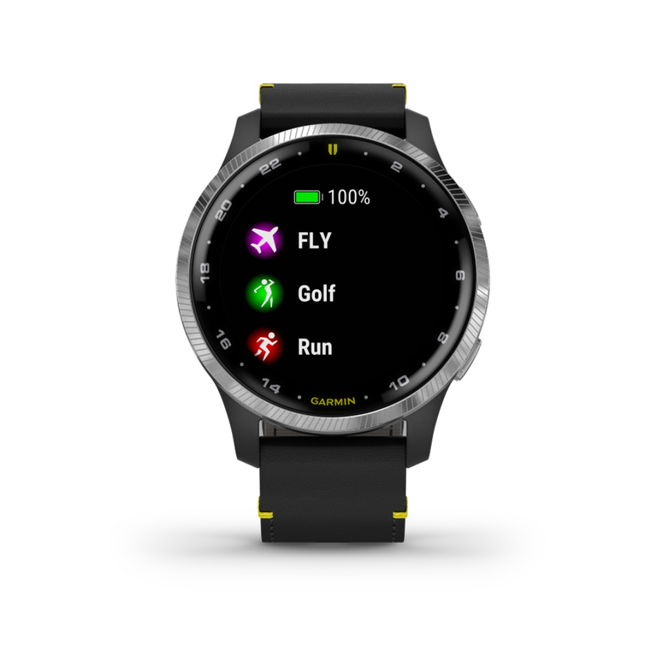 A range of activity-monitoring apps are part of the D2 Air's content.