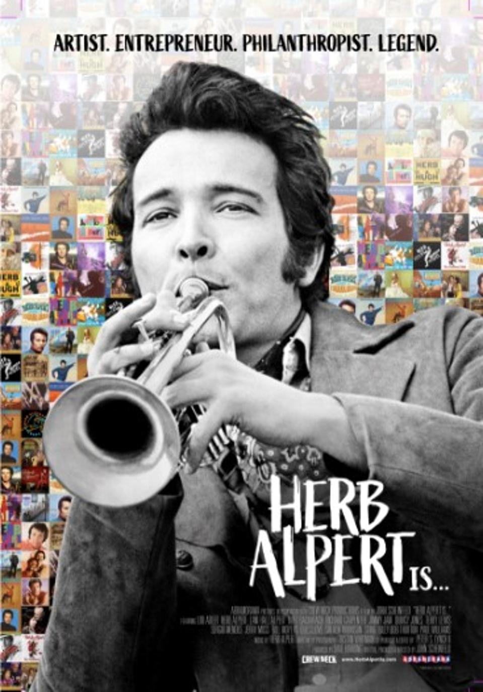 Poster for documentary about Herb Alpert