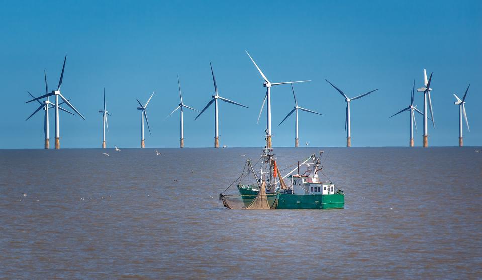 An offshore wind farm in New Jersey, United States