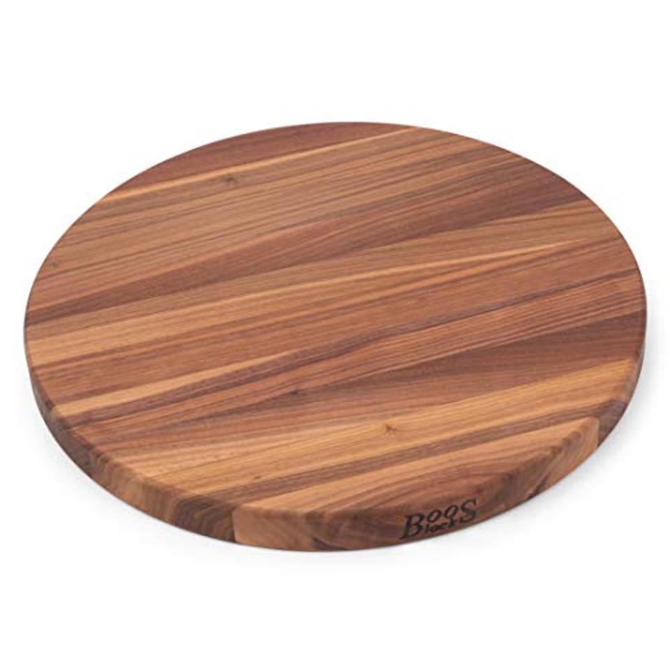 nejlepší řezací desky: John Boos Walnut wood Edge Grain reverzibilní Kulatá řezací deska