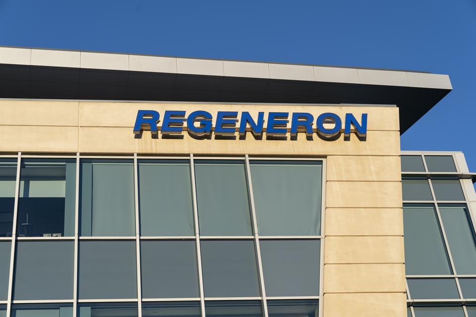 View of Corporate and Research and Development Headquarters of Regeneron Pharmaceuticals in the USA