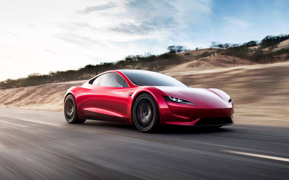Tesla Roadster sports car