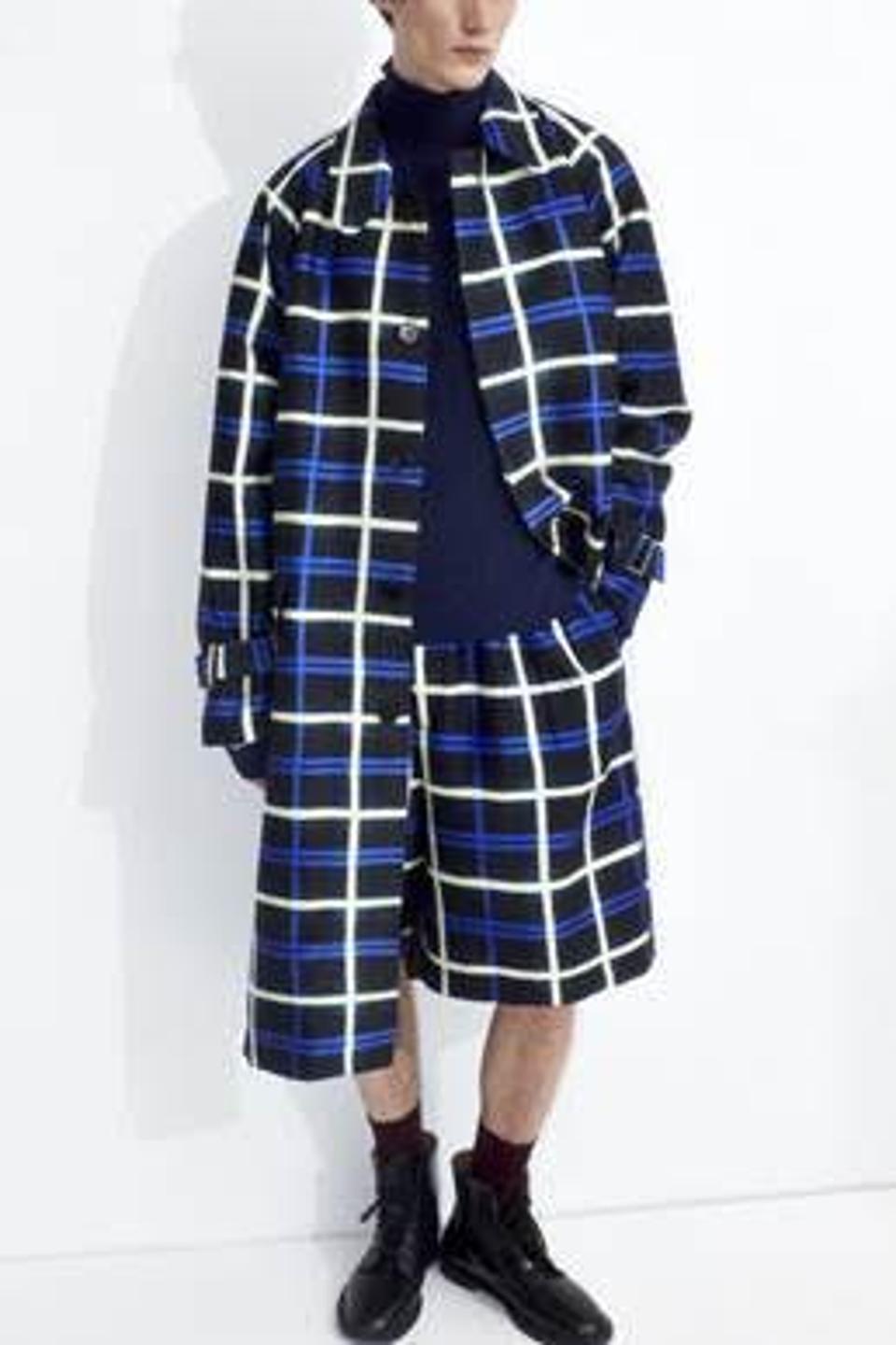 Christian Wijnants Cheru Check Print Coat