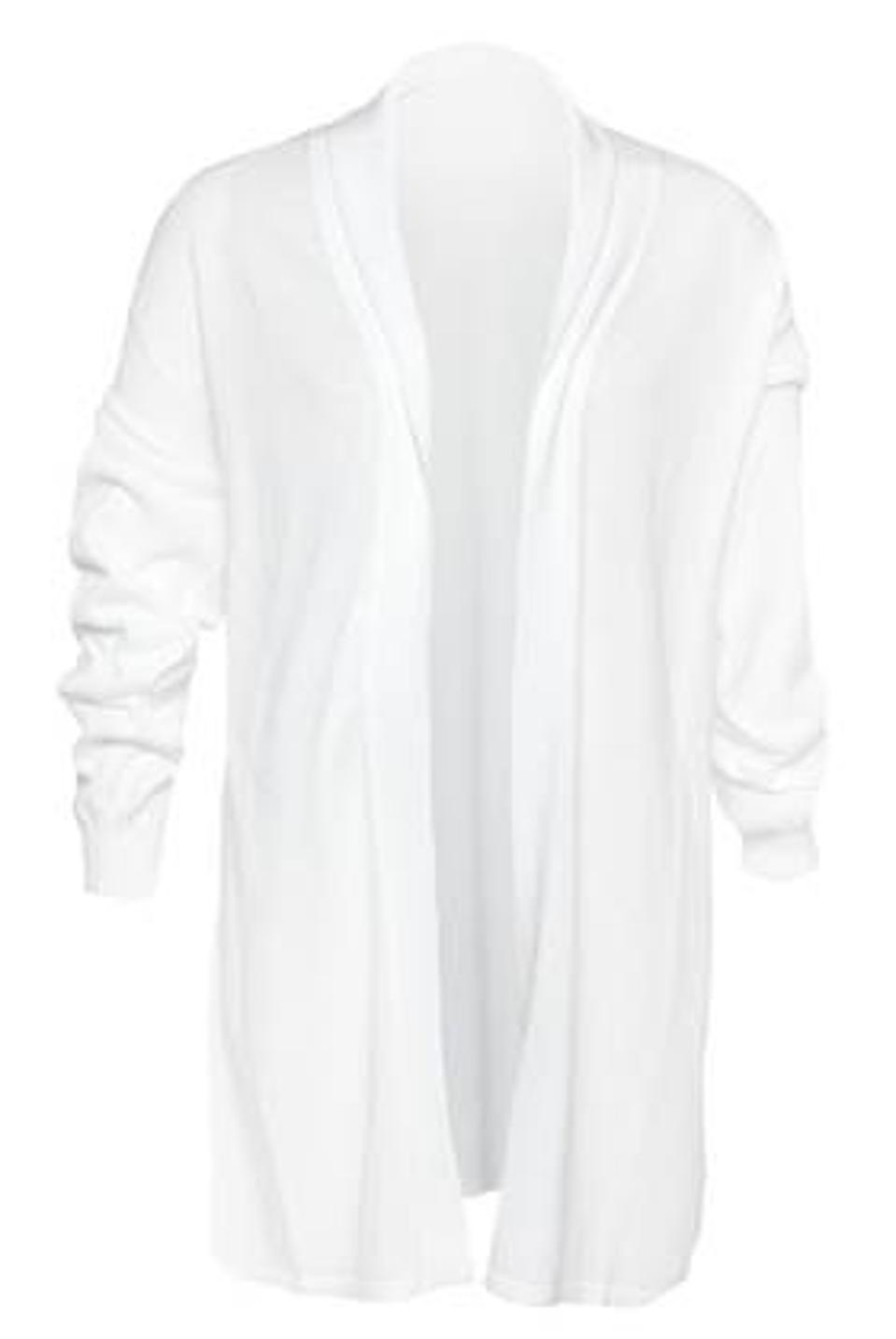 Baja East Drop Jacket in Satin White