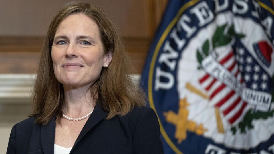 Supreme Court Justice Nominee Amy Coney Barrett Meets With Senators Ahead Of Confirmation Vote