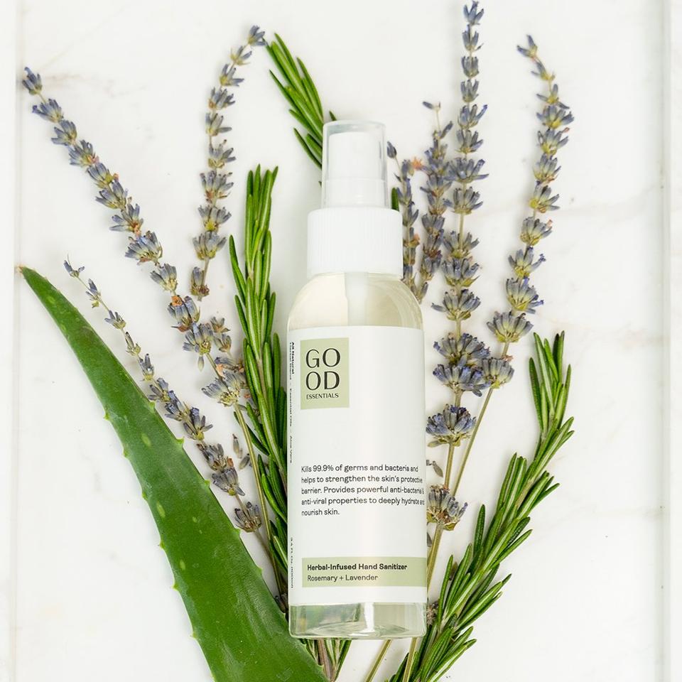 Herbal Infused Hand Sanitizer in Lavender from GOOD ESSENTIALS