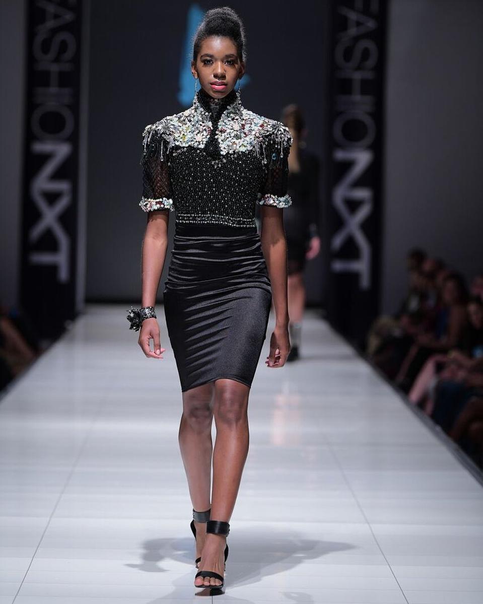 Design by Camisha Jackson of the Lunaversoul brand at Portland's FashioNXT