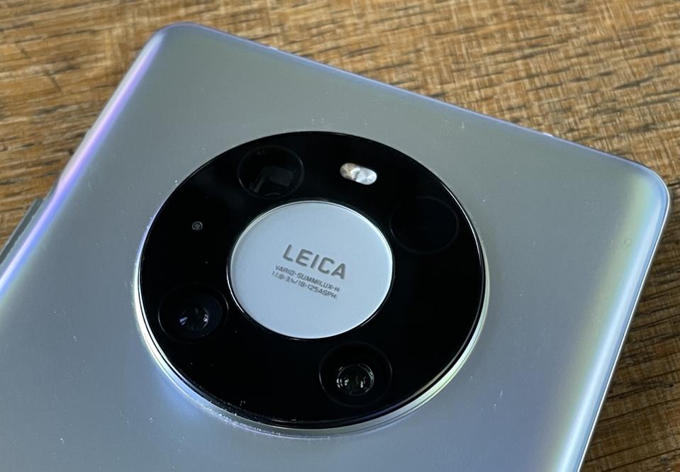 The Space Ring, as it's called, of cameras on the rear of the Huawei Mate 40 Pro.