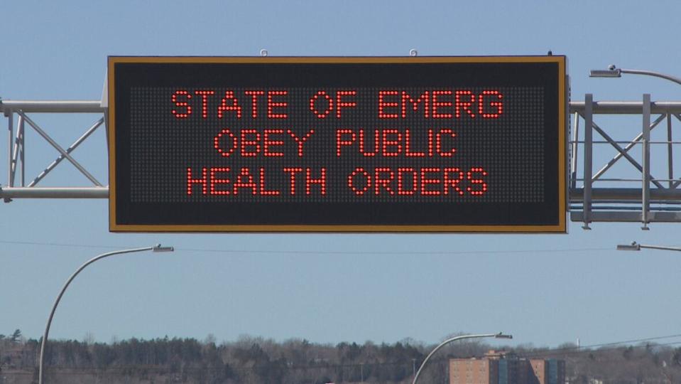 State of Emergency roadsign