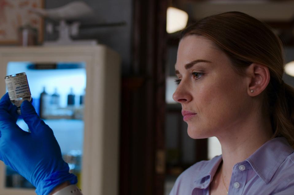Alexandra Breckenridge as Melinda Monroe in the highly anticipated second season of Netflix's romantic drama 'Virgin River'.