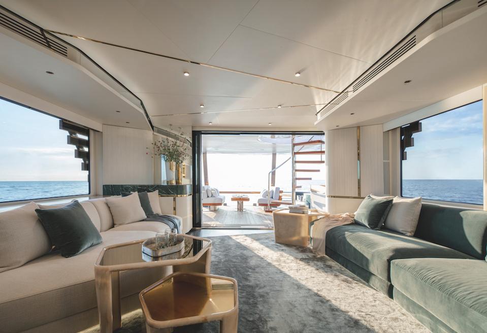 Sailing-Stream.fr ⚓ Azimut Yachts lance un nouveau modèle innovant à Fort Lauderdale | Azimut Magellano 25 ⚓ L'intérieur du nouvel Azimut Magellano 25