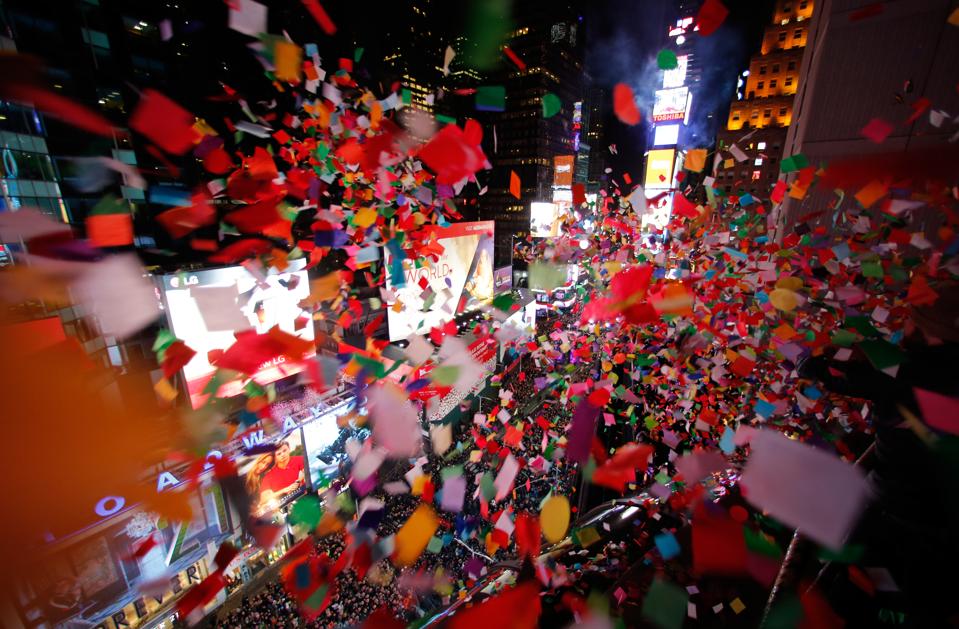 New Years Eve Celebrated In New York's Times Square