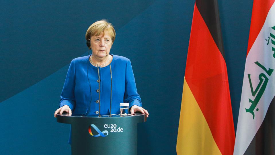 Merkel Meets Iraqi Prime Minister Mustafa Al-Kadhimi