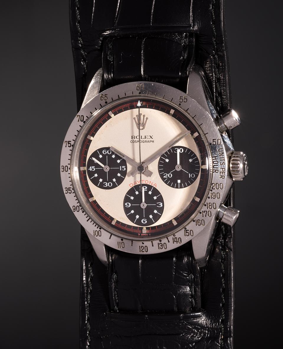 The Paul Newman-style Paul Newman Daytona (Ref. 6239), which sold in 2017 for $17.7-million.