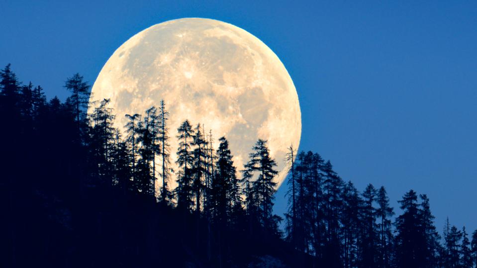Earth Close To The Sun As A Cold Christmas Moon Rises What You Can See In The Night Sky This Week Moon On Christmas 2021