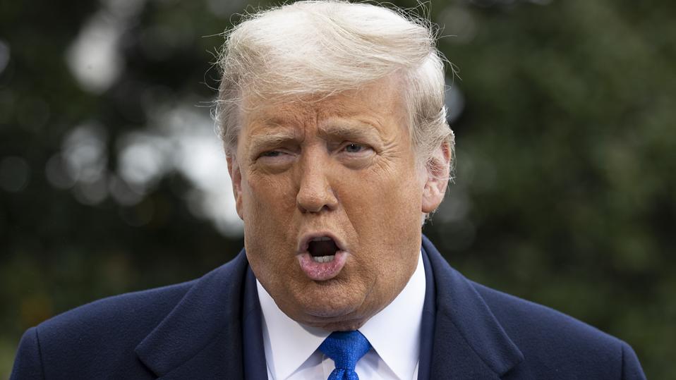 President Trump Departs White House For Midwest Campaigning