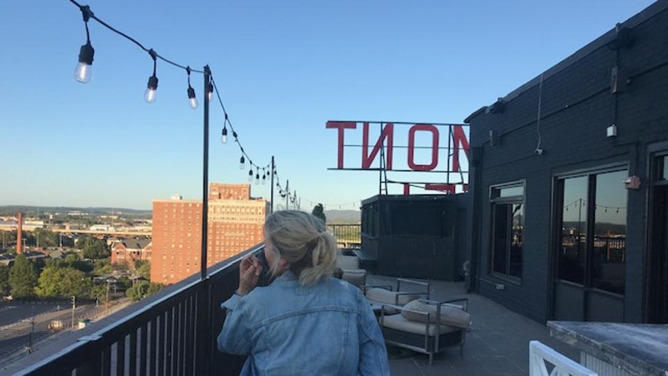 Rooftop bar, Redmont Hotel, Birmingham, Al.