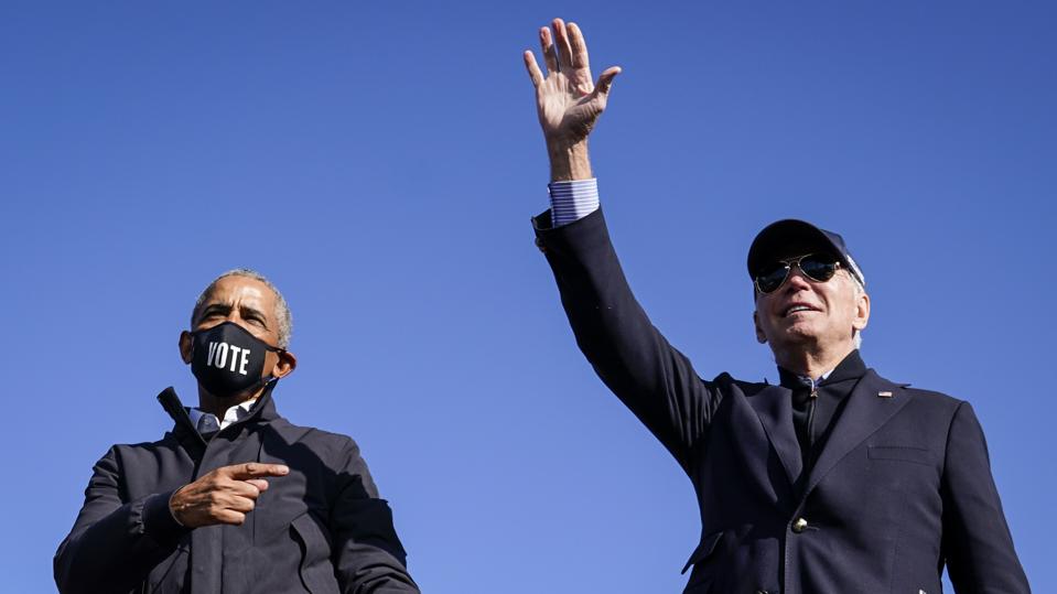 Barack Obama Campaigns With Joe Biden In Michigan 3 Days Ahead Of Election