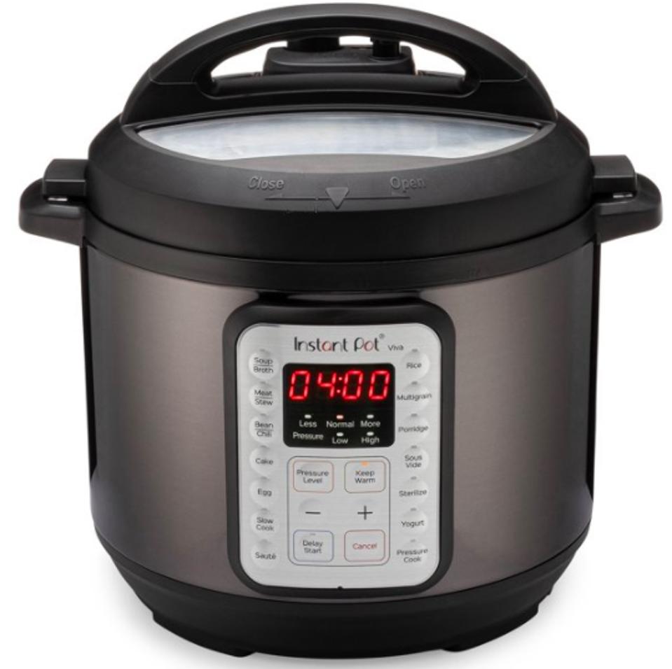 Instant Pot VIVA Black Stainless 6-Quart 9-in-1 Multi-Use Programmable Pressure Cooker