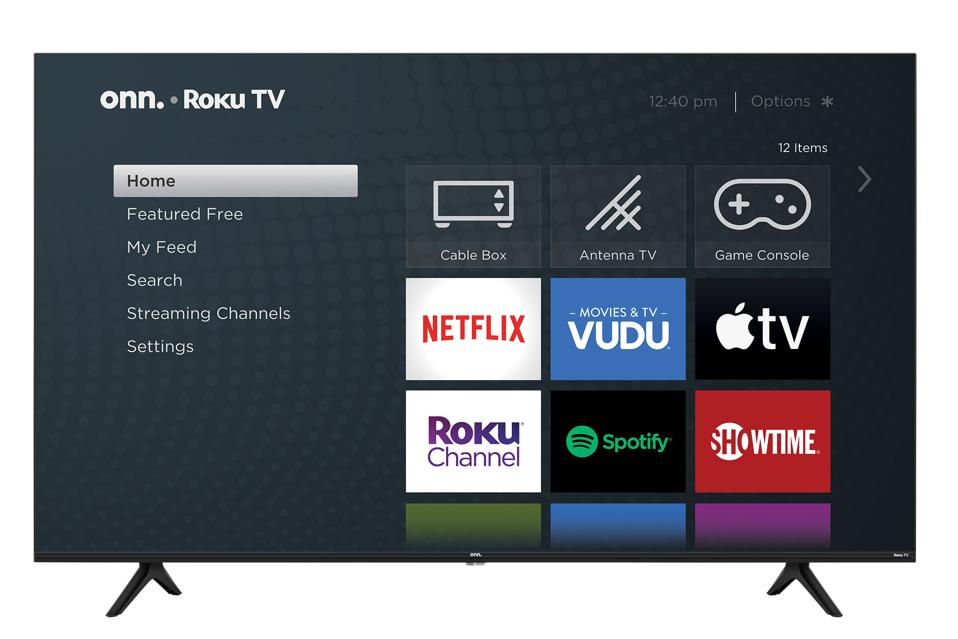 onn. 65″ Class 4K (2160p) UHD LED Roku Smart TV HDR